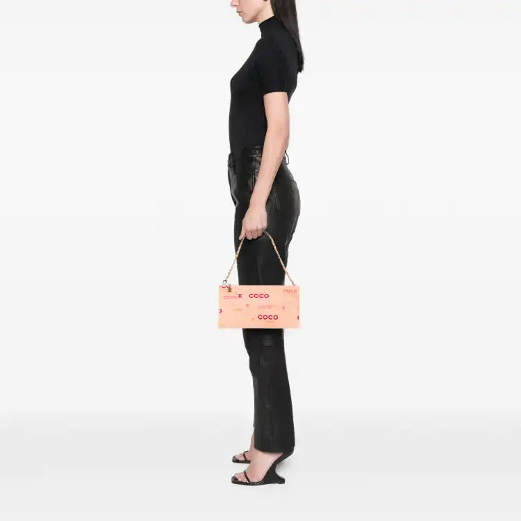 Chanel Canvas Coco Chain Pochette