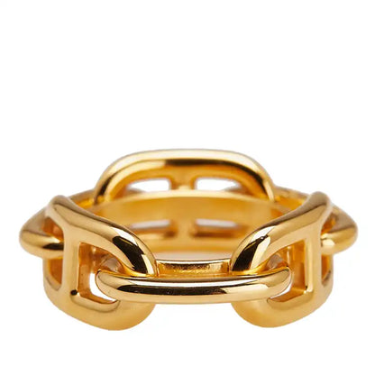 Hermès Gold Plated Chaine d'Ancre Scarf Ring