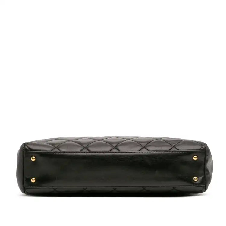 Chanel CC Quilted Lambskin Handbag