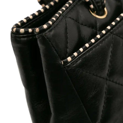 Chanel CC Quilted Lambskin Handbag