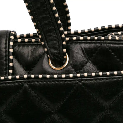 Chanel CC Quilted Lambskin Handbag