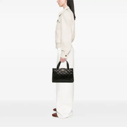 Chanel CC Quilted Lambskin Handbag
