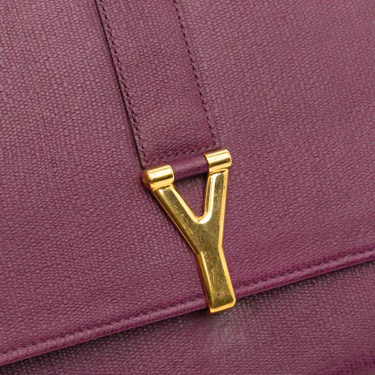 Yves Saint Laurent Leather Chyc Ligne Travel Wallet