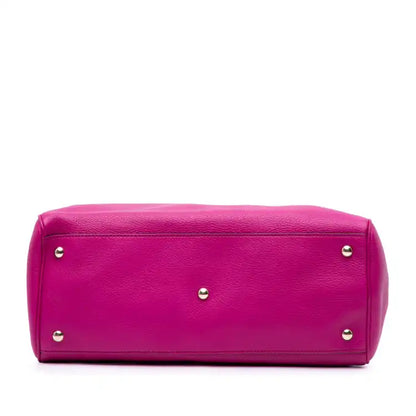 Gucci Medium Calfskin Bamboo Shopper Satchel