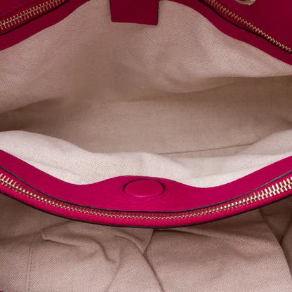 Gucci Medium Calfskin Bamboo Shopper Satchel