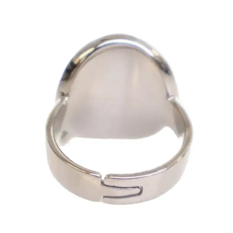 Louis Vuitton Silver Plated Enamel Fairytale Ring