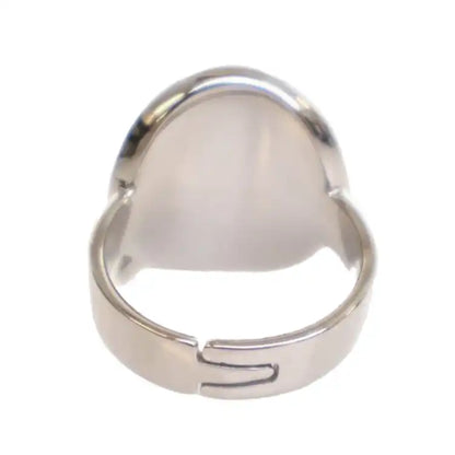 Louis Vuitton Silver Plated Enamel Fairytale Ring