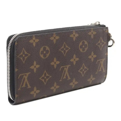 Louis Vuitton Monogram Macassar Zippy Dragonne Wallet