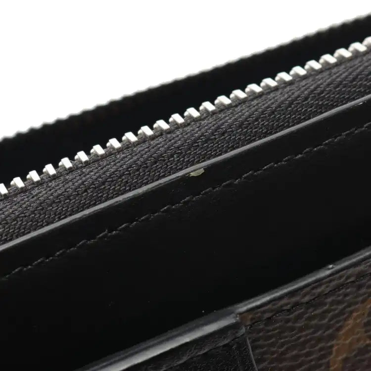 Louis Vuitton Monogram Macassar Zippy Dragonne Wallet