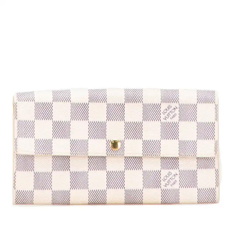 Louis Vuitton Damier Azur Sarah Long Wallet