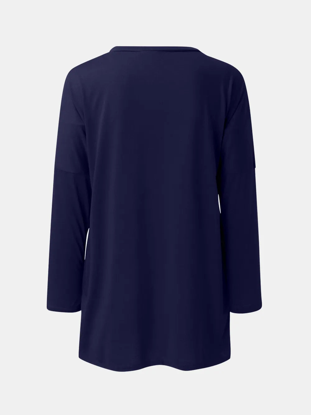 She Wears Glory™ Full Size Round Neck Long Sleeve T-Shirt - She Wears Glory Beverly Hills