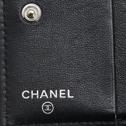 Chanel CC Quilted Lambskin Compact Bifold Wallet
