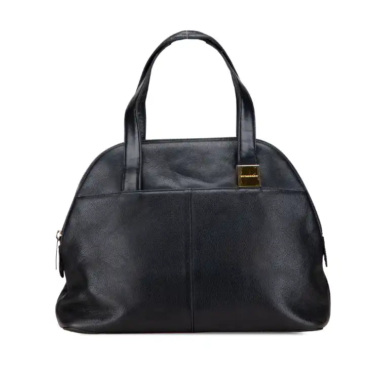 Burberry Leather Dome Handbag