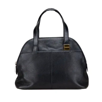 Burberry Leather Dome Handbag