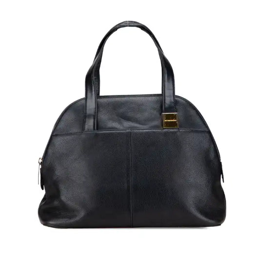 Burberry Leather Dome Handbag
