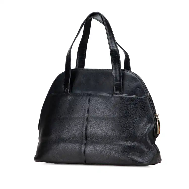 Burberry Leather Dome Handbag
