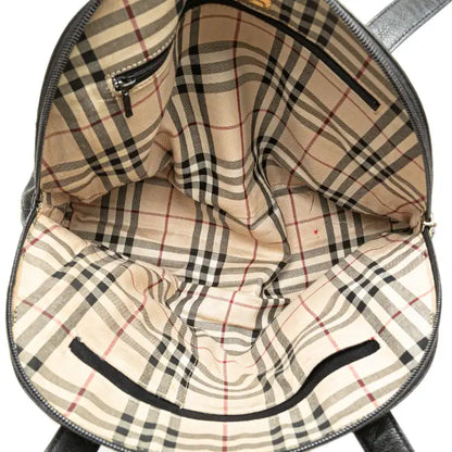 Burberry Leather Dome Handbag