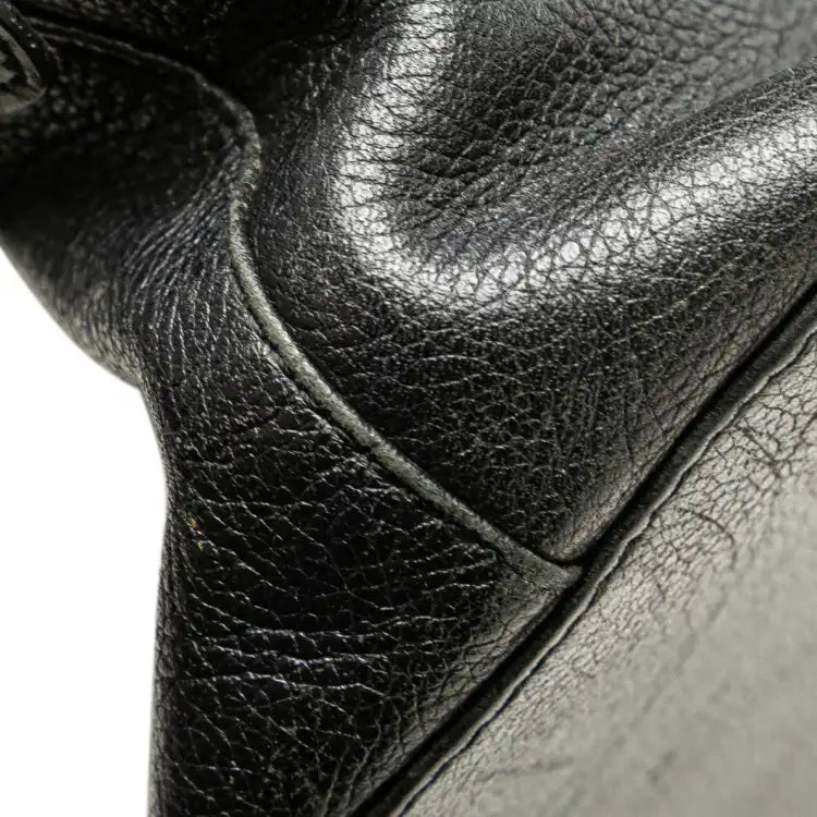 Burberry Leather Dome Handbag