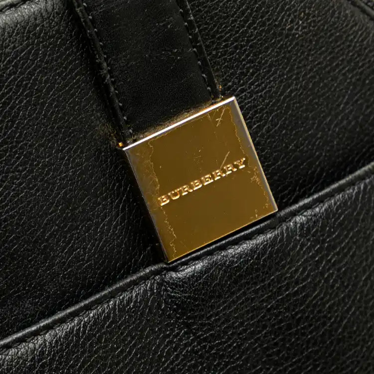 Burberry Leather Dome Handbag
