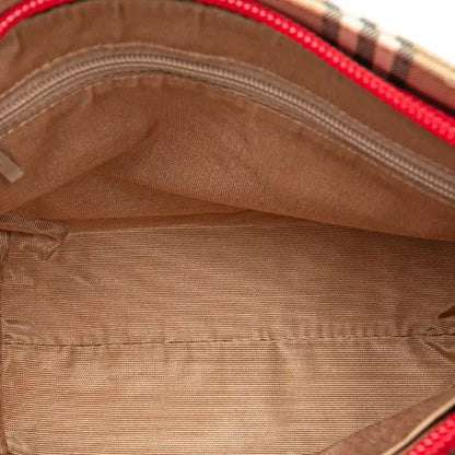Burberry Haymarket Check Canvas Handbag