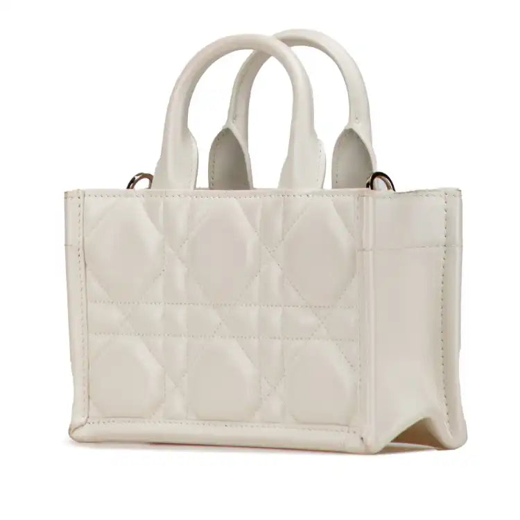 Dior Mini Calfskin Macrocannage Book Tote