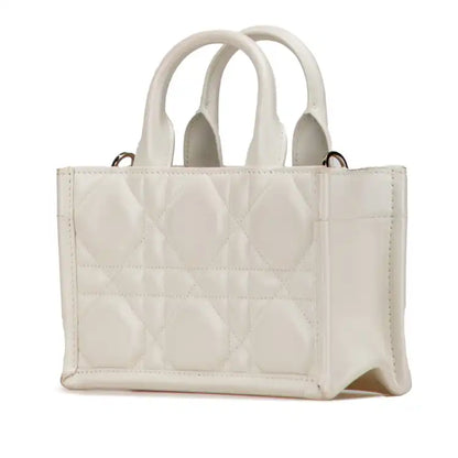 Dior Mini Calfskin Macrocannage Book Tote