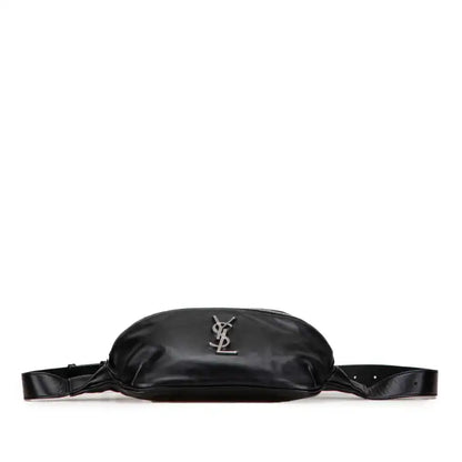 Saint Laurent Smooth Calfskin Monogram Belt Bag