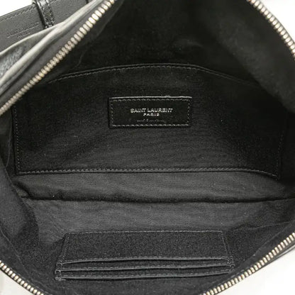 Saint Laurent Smooth Calfskin Monogram Belt Bag