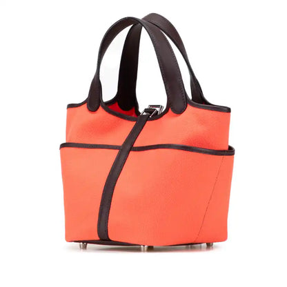 Hermès Toile Goeland and Swift Cargo Picotin Lock 18