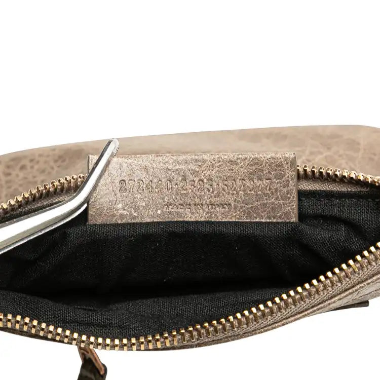 Balenciaga Lambskin Motocross Giant 12 Porte Monnaie Zip Coin Purse