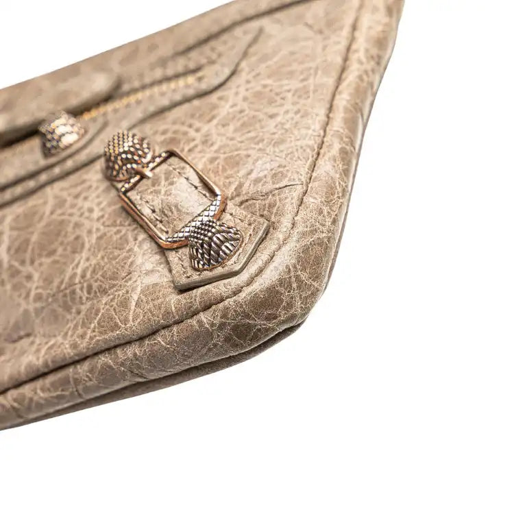 Balenciaga Lambskin Motocross Giant 12 Porte Monnaie Zip Coin Purse