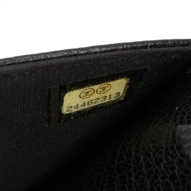 Chanel Studded Grained Calfskin Boy Wallet On Chain
