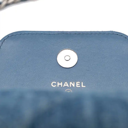 Chanel Denim 19 Phone Holder with Chain