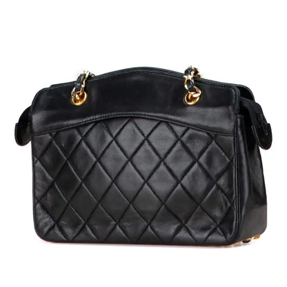 Chanel Quilted Lambskin Chain Handbag