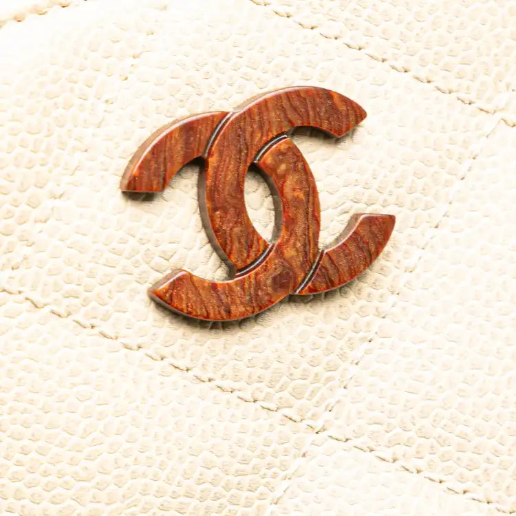 Chanel CC Quilted Caviar Bekko Chain Tote