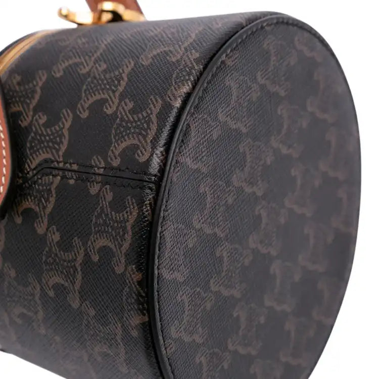 Celine Triomphe Coated Canvas Triomphe Nina Minaudiere Bag