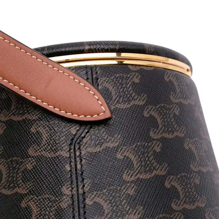 Celine Triomphe Coated Canvas Triomphe Nina Minaudiere Bag