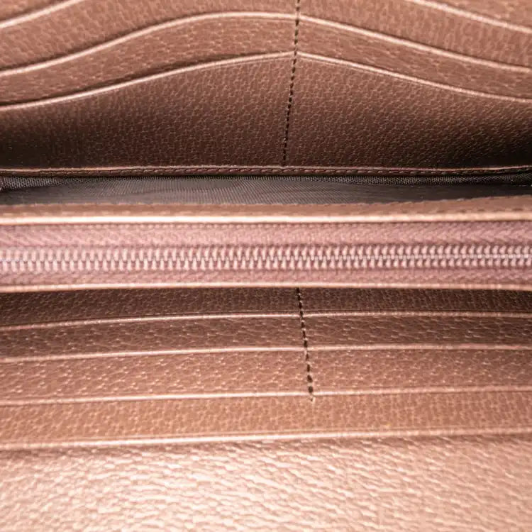 Gucci GG Supreme Web Ophidia Continental Wallet