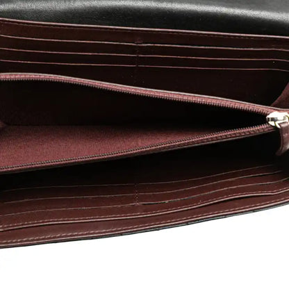 Chanel Quilted Lambskin Flap Long Wallet