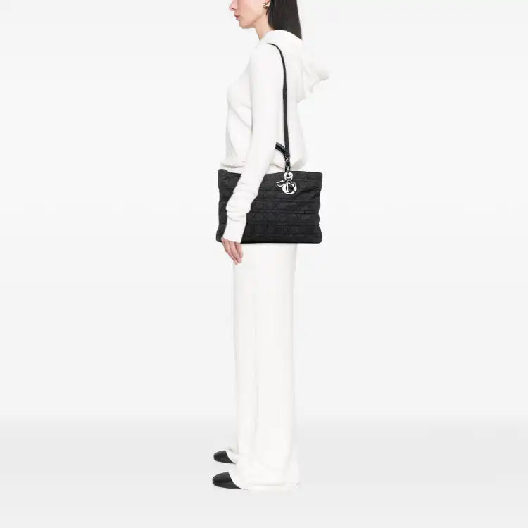 Dior Extra Large Denim Cannage Lady