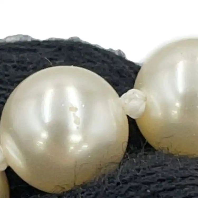 Chanel Gold Plated Chain And Faux Pearl Flap Bag Pendant Necklace