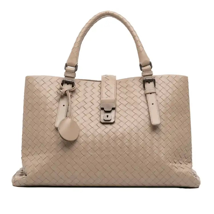 Bottega Veneta Medium Nappa Intrecciato Roma Tote