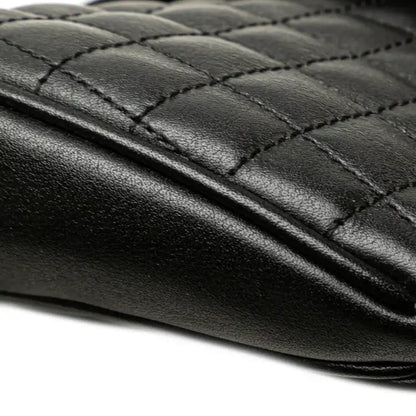 Celine Quilted Calfskin C Charm Belt Bag