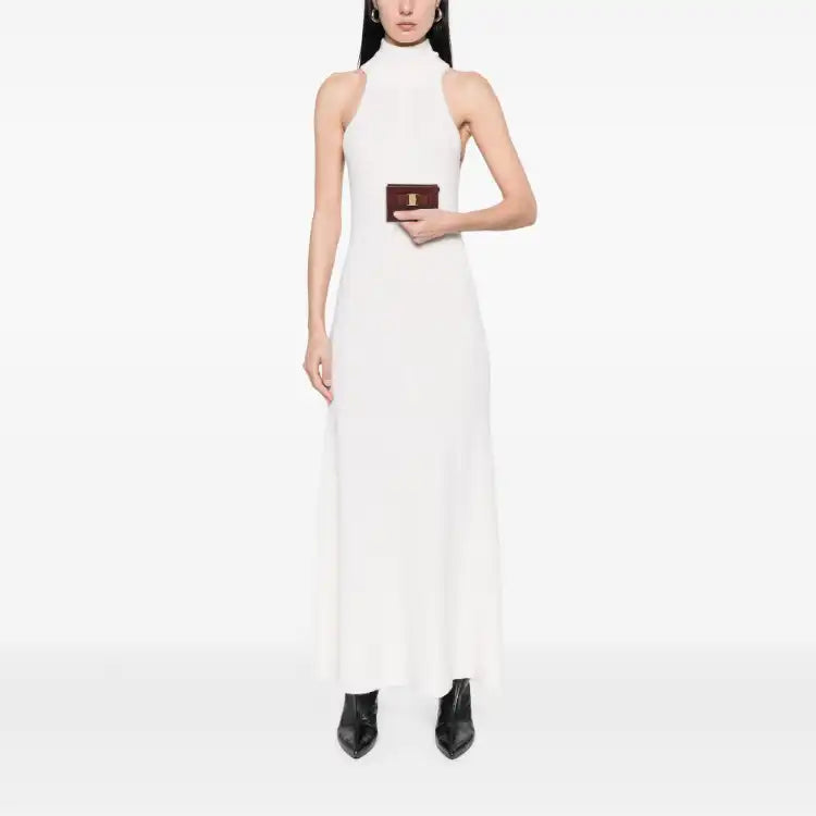 Ferragamo Lizard Embossed Leather Vara Coin Pouch