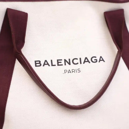 Balenciaga Canvas Navy Cabas Tote M