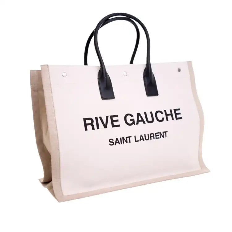 Saint Laurent Canvas Rive Gauche Tote