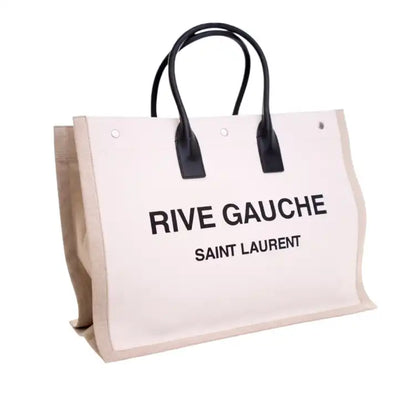 Saint Laurent Canvas Rive Gauche Tote