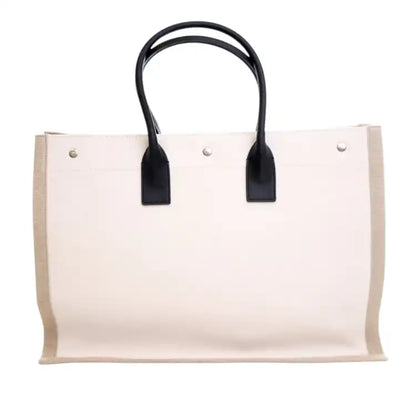 Saint Laurent Canvas Rive Gauche Tote