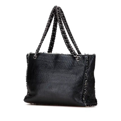 Chanel Glazed Calfskin Tweed Tweedy Shopping Tote
