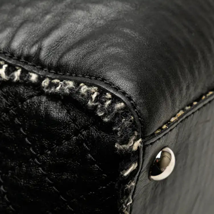 Chanel Glazed Calfskin Tweed Tweedy Shopping Tote